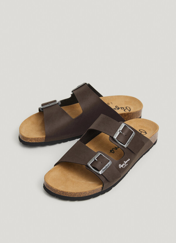 SANDALS WITH DOUBLE BUCKLE