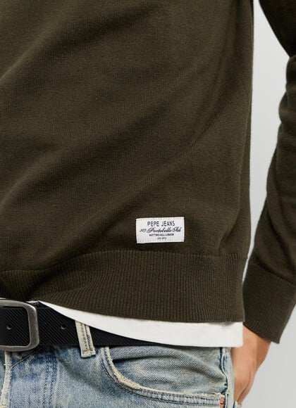 REGULAR FIT CREW NECK KNIT JUMPER