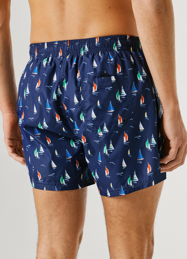 SWIM SHORTS WITH SAILBOATS