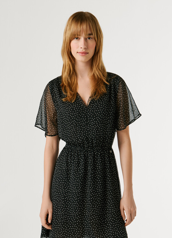 POLKA DOT MINI DRESS