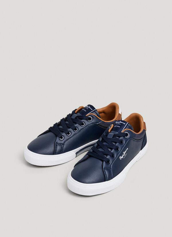 CLASSIC TRAINERS WITH SUEDE DETAILS - KENTON