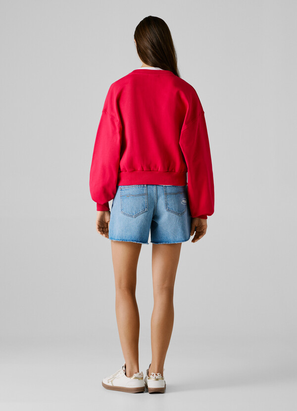 REGULAR FIT CREW NECK SWEATSHIRT