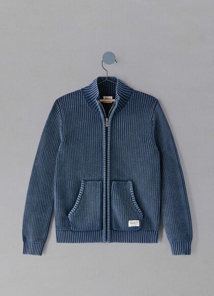 REGULAR FIT KNIT CARDIGAN