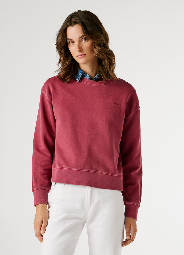 CREW NECK LOGO SWEATSHIRT