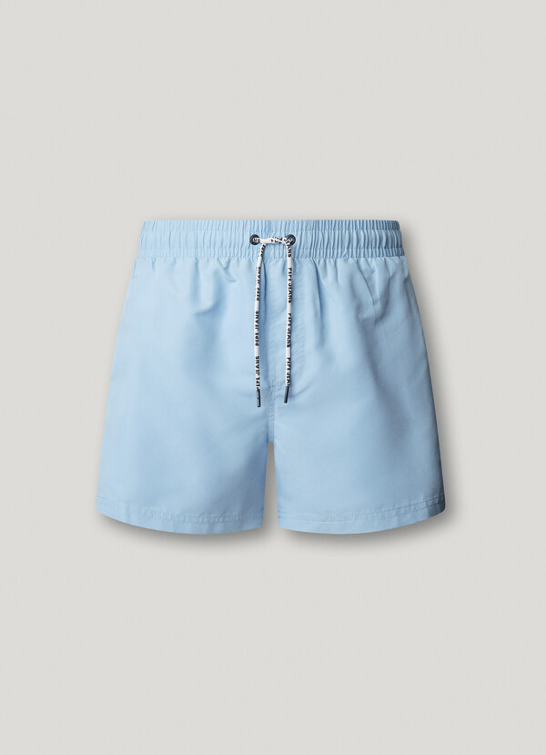 SWIM SHORTS WITH CIRCULAR LOGO