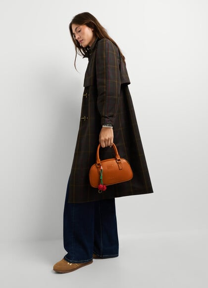LEATHER EFFECT BOWLING BAG