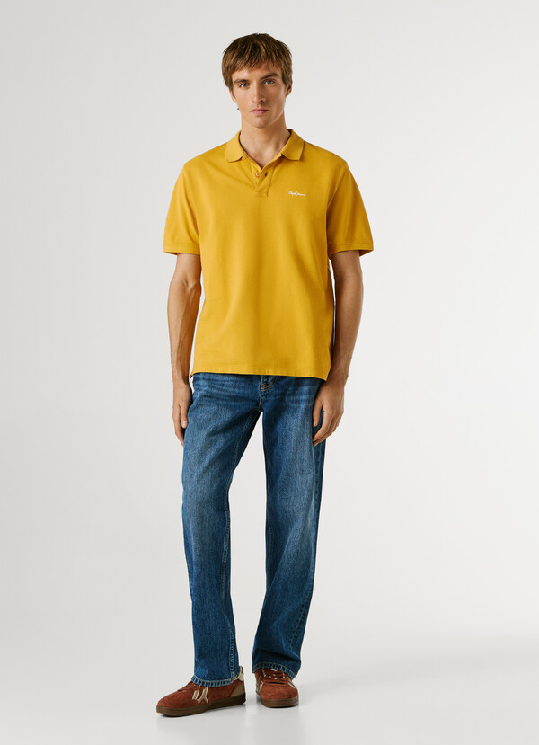 GARMENT DYED PIQUE POLO SHIRT