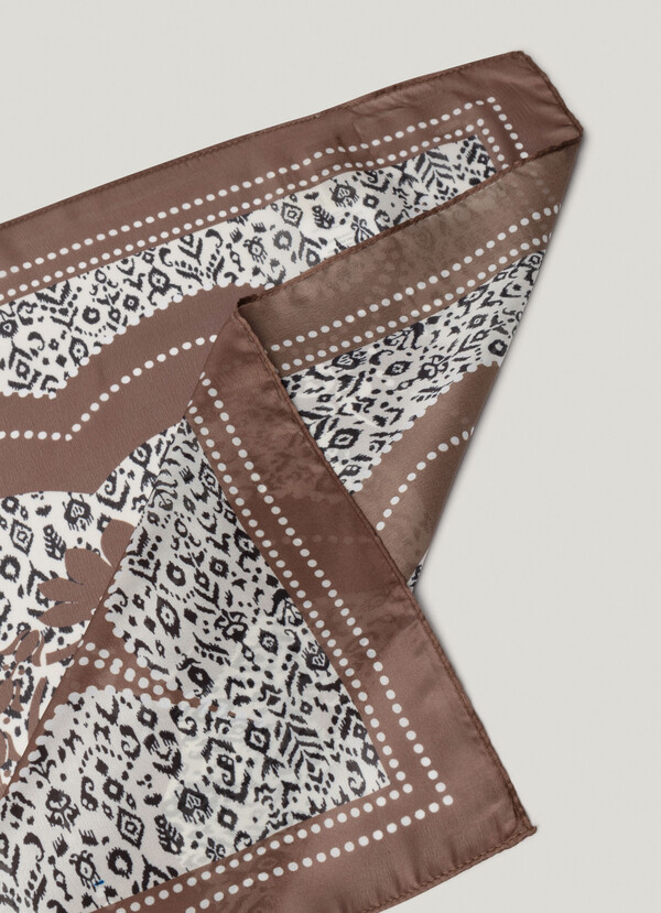 PRINTED TWILL SCARF