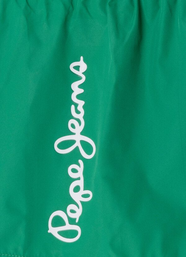 PRINTED LOGO SWIM SHORTS