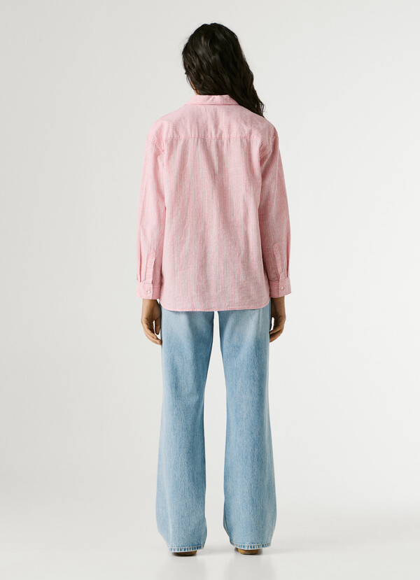 RELAXED FIT STRIPED SHIRT