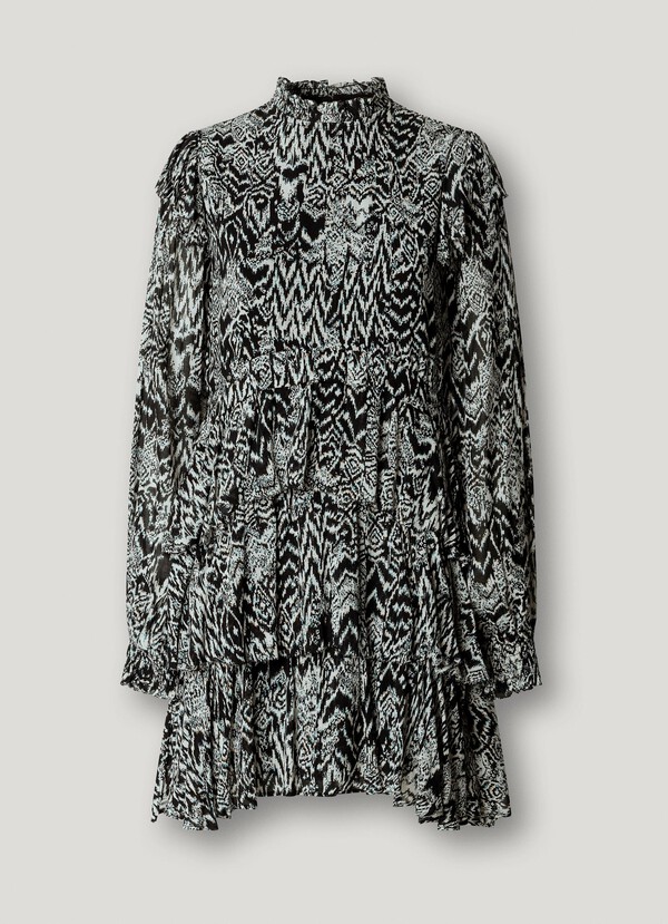 FANTASY PRINT MINI DRESS