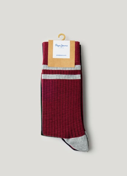 3PACK SOCKS WITH TRIMS