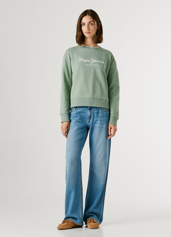 CREW NECK LOGO SWEATSHIRT