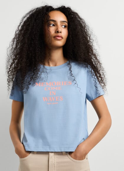 PRINTED TEXT T-SHIRT