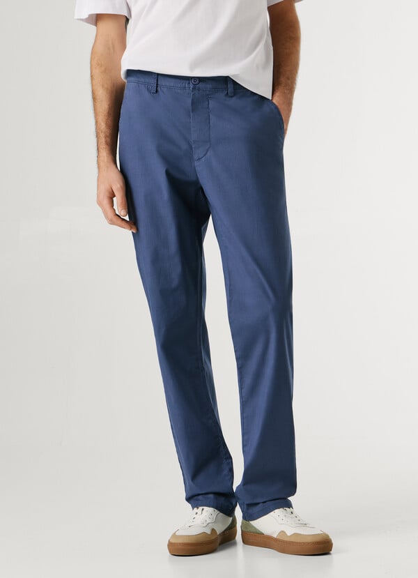SLIM FIT CHINO TROUSERS