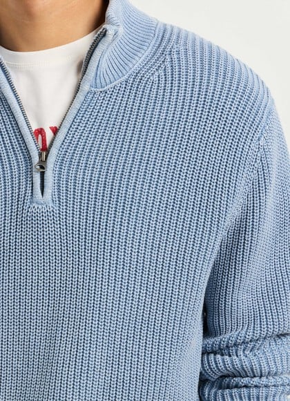 REGULAR FIT HIGH NECK KNIT JUMPER