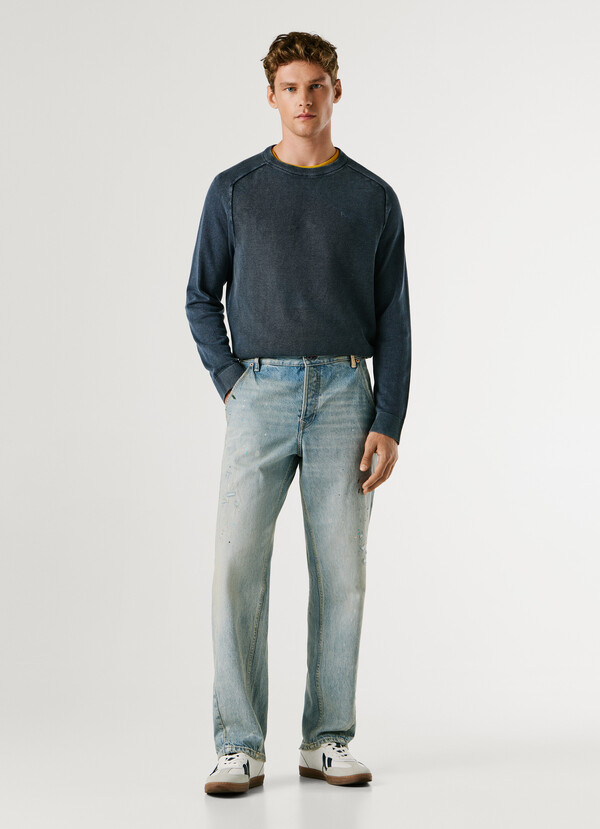 LOW-RISE LOOSE FIT JEANS - HELIX