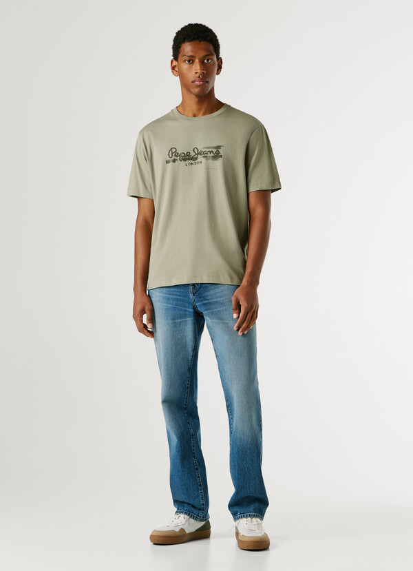 REGULAR FIT LOGO PRINT T-SHIRT