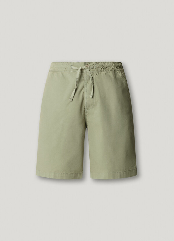 RELAXED FIT POPLIN SHORTS