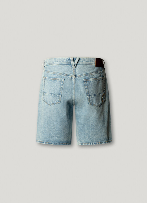 LOOSE FIT DENIM SHORTS