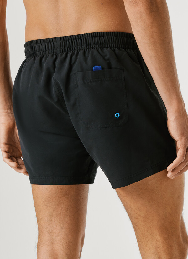 SWIM SHORTS WITH CIRCULAR LOGO