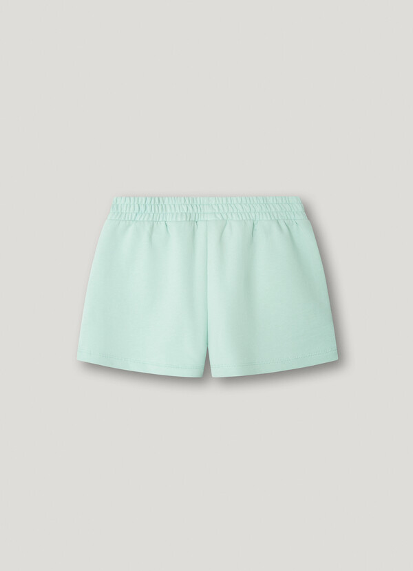 PRINTED LOGO FLEECE SHORTS