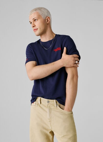 REGULAR FIT LOGO PRINT T-SHIRT