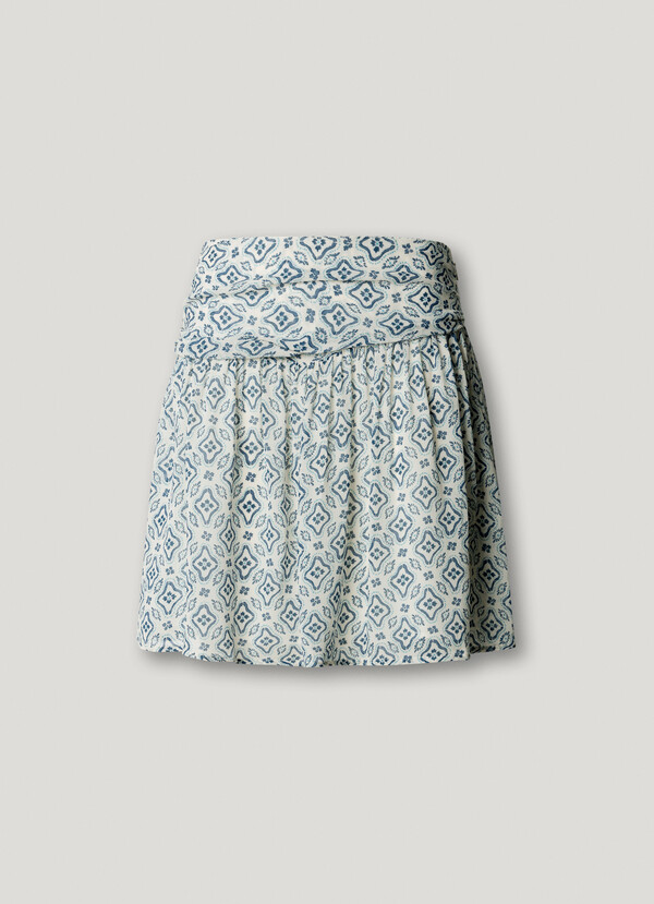 FLORAL PRINT MINI SKIRT