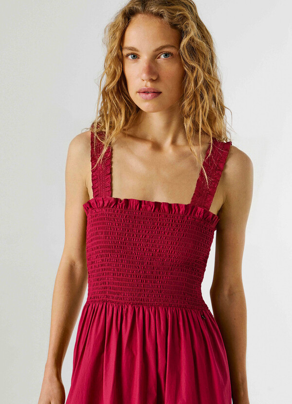 POPLIN MAXI DRESS