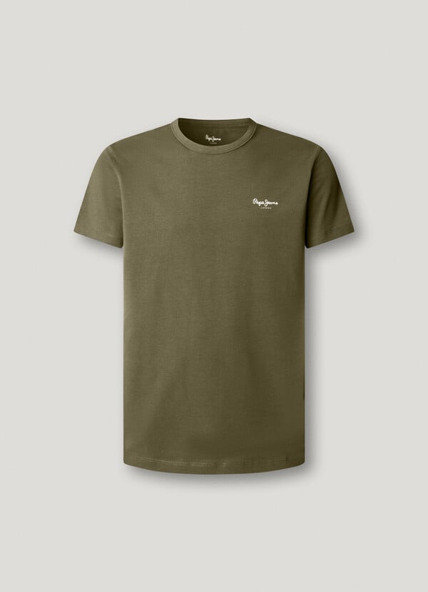 SLIM FIT LOGO PRINT T-SHIRT