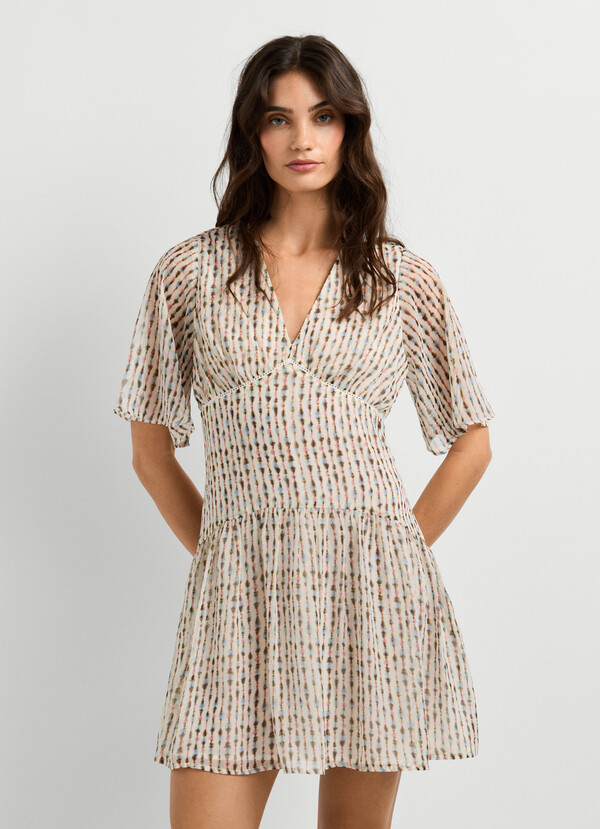 IKAT PRINT MINI DRESS