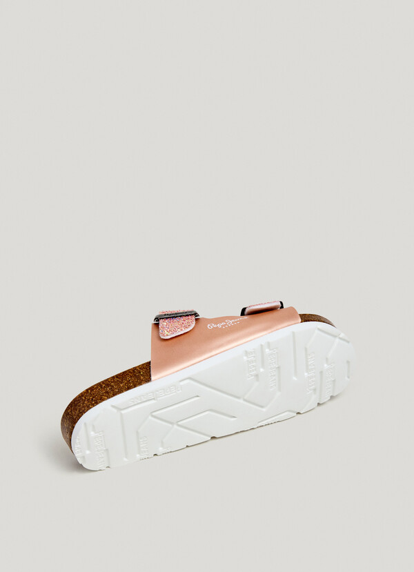 SANDALS WITH GLITTER DETAILS
