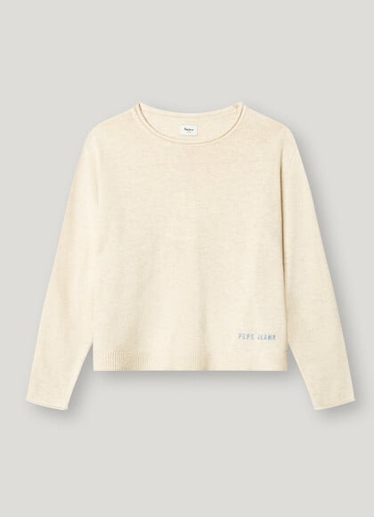 CREW NECK KNIT JUMPER