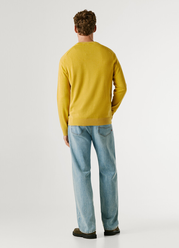 CREW NECK PIQU&Eacute; JUMPER