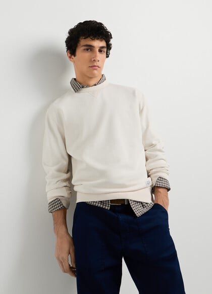 REGULAR FIT CREW NECK SWEATSHIRT