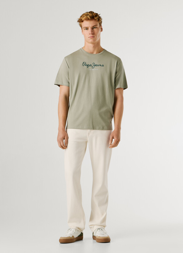 REGULAR FIT LOGO PRINT T-SHIRT