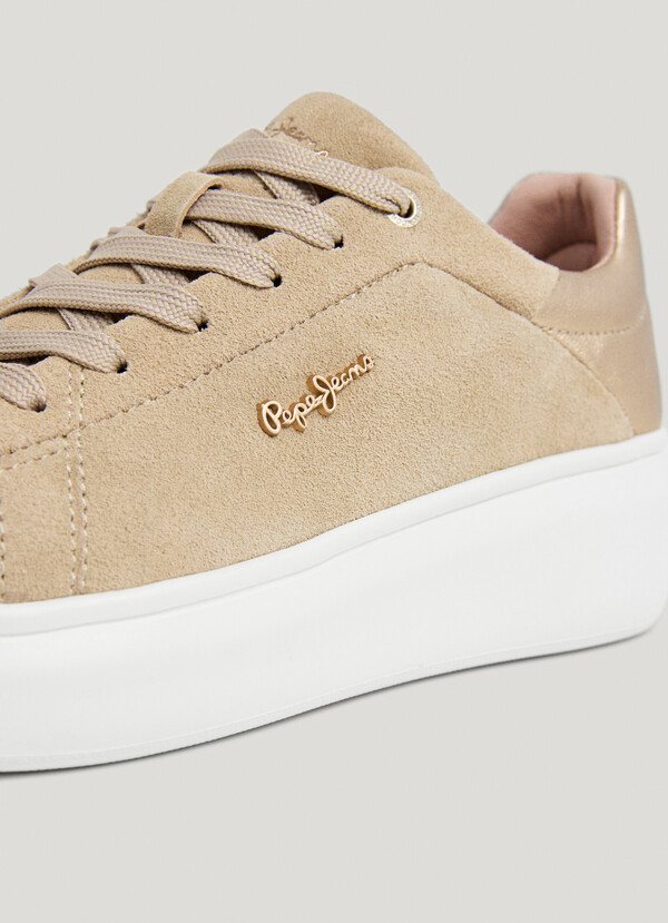 YARA - SUEDE CUPSOLE SNEAKERS 