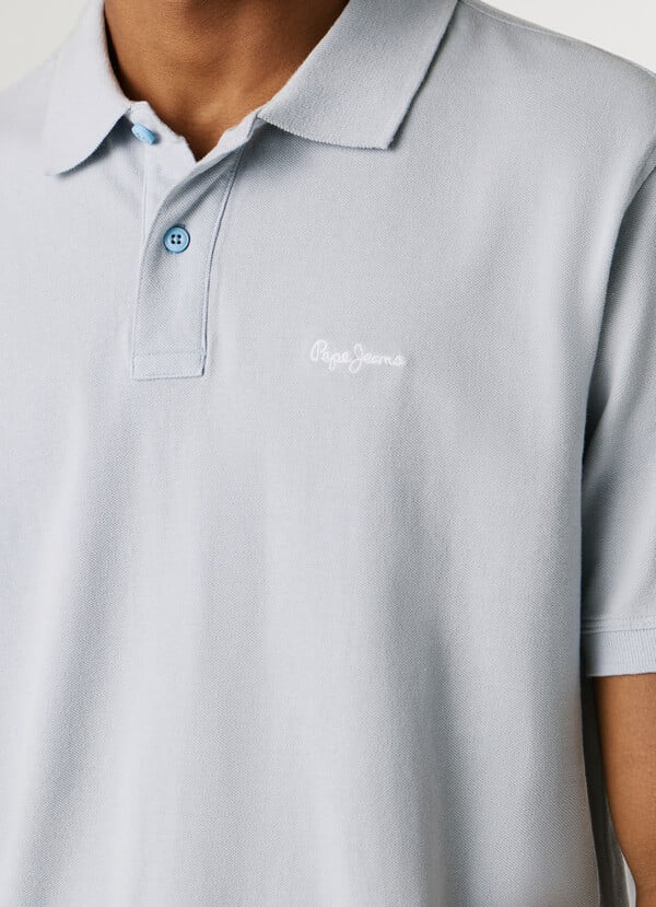 GARMENT DYED PIQUE POLO SHIRT