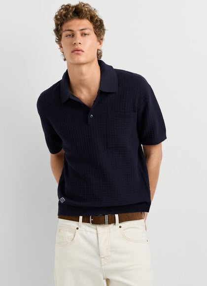 REGULAR FIT KNIT POLO