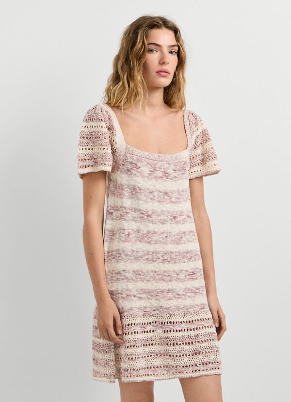 STRIPED MINI DRESS
