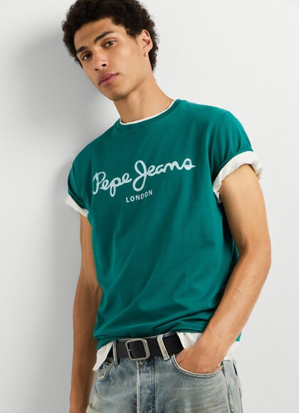 SLIM FIT LOGO PRINT T-SHIRT