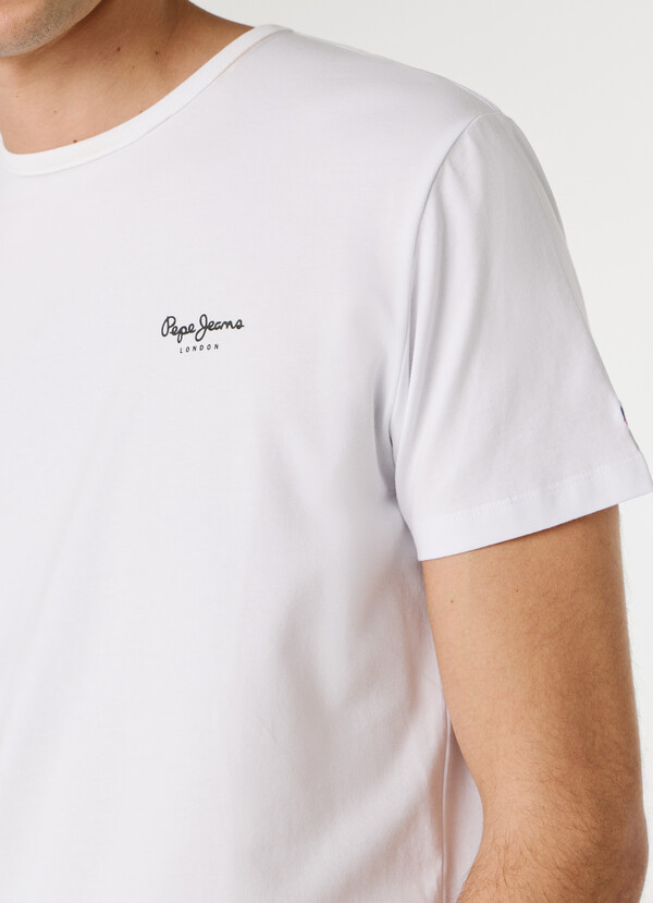 SLIM FIT LOGO PRINT T-SHIRT
