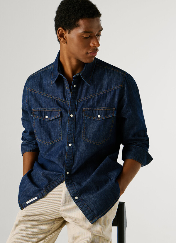 REGULAR FIT DENIM SHIRT