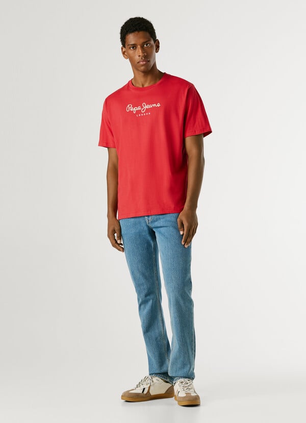 REGULAR FIT LOGO PRINT T-SHIRT