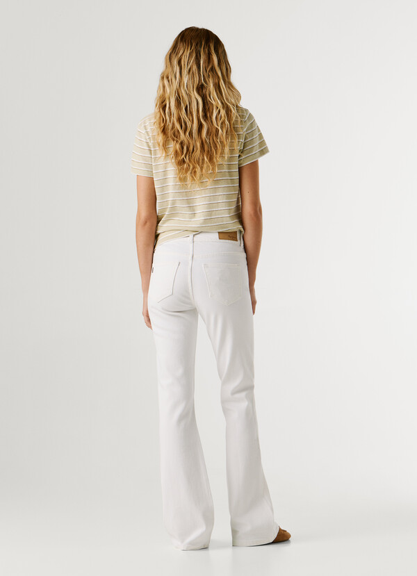 VENUS- MID-RISE FLARE FIT JEANS