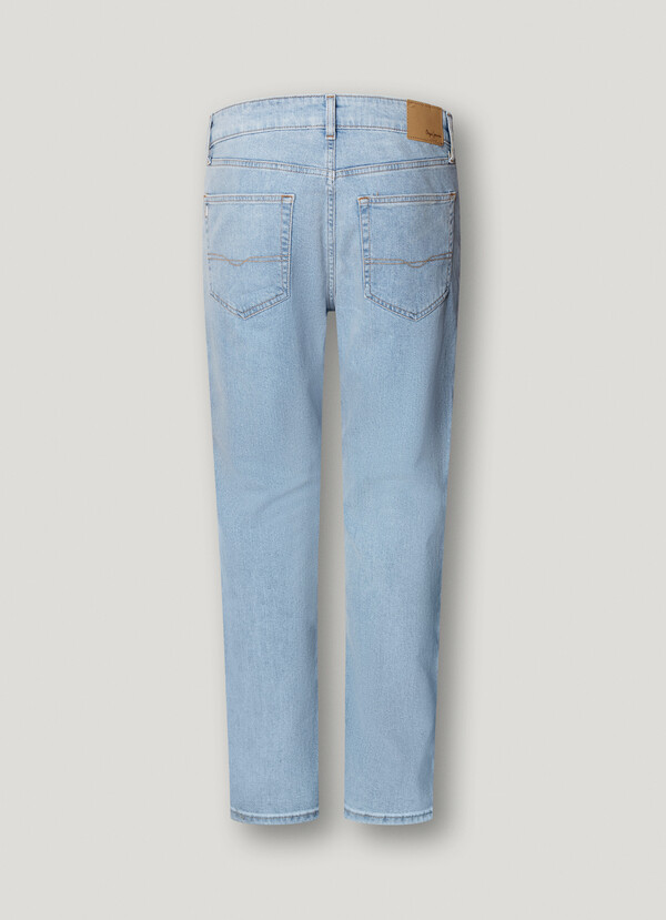 SLIM FIT MID-RISE JEANS - HATCH