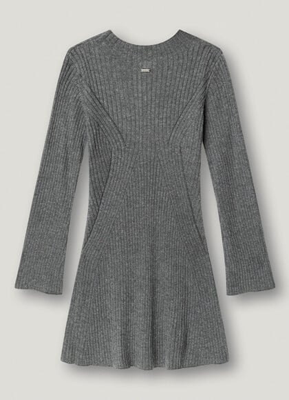 RIBBED MINI DRESS