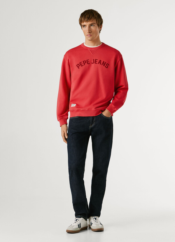 CREW NECK LOGO SWEATSHIRT