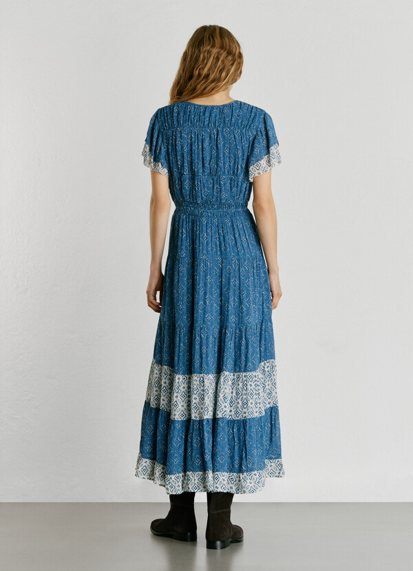 FLORAL PRINT MAXI DRESS