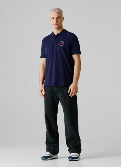 RELAXED FIT PIQU&Eacute; POLO